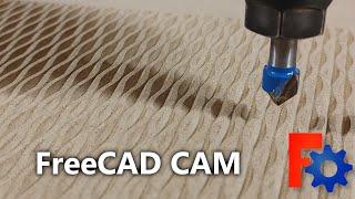 FreeCAD CAM Ep. 20 || Making a repetitive pattern for a cabinet door || Path Workbench