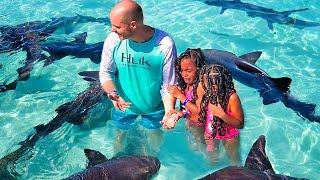 Twins Overcome Fear To Swim With Sharks!