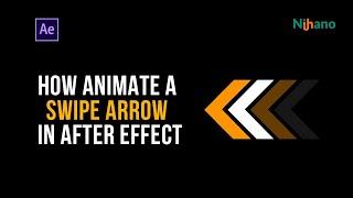 How animate a swipe arrow in after effect