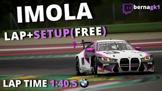 BMW M4 GT3 | IMOLA 1:40.5 | HOTLAP + SETUP | ACC