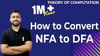 Lec-16: Convert NFA to DFA with example in Hindi | How to Convert NFA to DFA