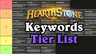 Hearthstone Keywords Tier List!