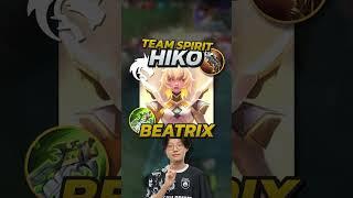 How Team Spirit's Hiko Plays Beatrix!