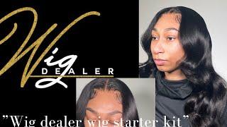 Wig dealer | Wig starter kit w/bomb lace closure install 