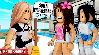 A MENINA RICA FINGIU ser EMPREGADA para TESTAR AS AMIGAS| Historinhas Brookhaven Roblox | Bibi e Lud