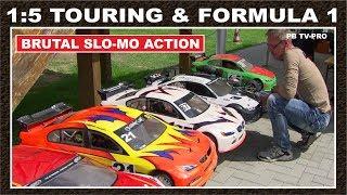 RC Formula 1 & Touring Car 1:5 Trophy / Super Slow Motion