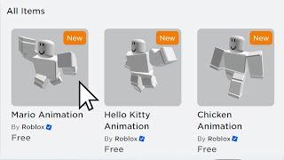 ROBLOX NEW FREE ANIMATIONS AND EMOTES 