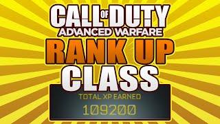 Call of Duty Advanced Warfare: "BEST RANK UP CLASS" - 100,000+ XP! (COD Advanced Warfare)