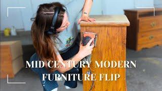 My First Time Flipping MCM Furniture Was A Success!  | Heyhi Mads