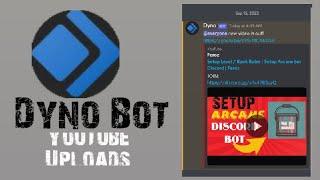 Dyno bot | Notification YouTube Discord Upload | Video ping everyone | Feroz