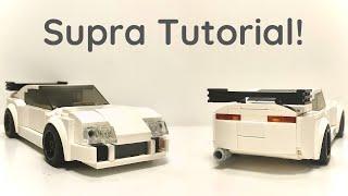 LEGO mk4 Toyota Supra MOC Tutorial!