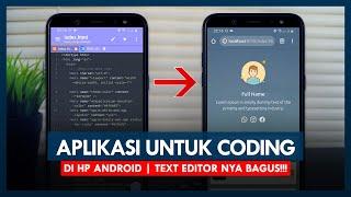 Aplikasi Untuk Coding di HP Android - How To Create Website Using HTML CSS Bootstrap | Web Design