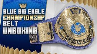 WWE Blue Big Eagle Championship Replica Title Belt Unboxing!