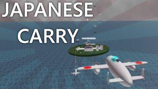 THE JAPANESE CARRY in Roblox Naval Warfare