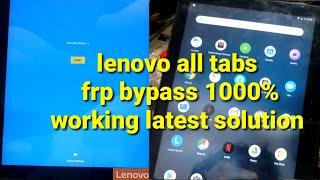 lenovo tab frp bypass without pc | letest solution 1000% working | Lenovo tb x104f frp bypass