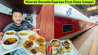 New Delhi-Howrah Duronto Express First Ac COUPE journey || Delicious Unlimited IRCTC food || Ep1