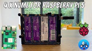 Raspberry Pi 5 Quad NVMe board 52pi