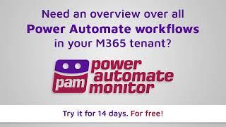 Power Automate Monitor | overview over all workflows in you M365 tenant  14 days for free