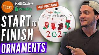 The BEST Q4 Print on Demand Opportunity: Personalized Ornaments [STEP-BY-STEP]