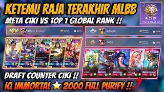 Meta Ciki Vs Top 1 Global Rank !! Fenrir, Siwa & Rozez !! Raja Terakhir Mobile Legends !?