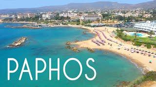 PAPHOS. Check out any hotel and its beach for 1 minute | Cyprus
