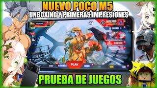 Apex, Fortnite, Genshin Impact y mas Por MENOS DE $200, POCO M5 Unboxing + prueba de Camara y Juegos