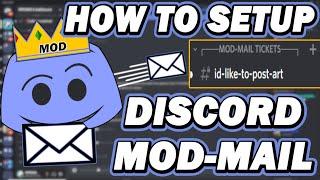 How To Setup Ticket Tool Discord - EASY Discord Modmail