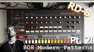 808 Modern Patterns Pt. 2: Remaking famous Trap and Pop Drum Pattern