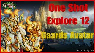 Gems of War - One Shot Explore 12 Team Gaard's Avatar. #gemsofwar #crisp-purpose #gemsofwarexplore12