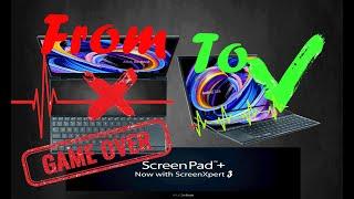 Black ScreenPad Plus Not working Fix 2023 2024 Asus Zenbook Duo 14 UX482EAR