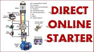 Direct Online Starter Connection Diagram - Step by Step