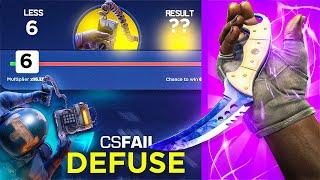 CSFAIL DEFUSE MODE STRATEGY PAID INSANE!? (CS.FAIL Promo Code 2025) cs fail