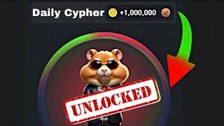 Hamster Kombat 1 MILLION Daily Cypher Easy Unlocked || Hamster Kombat Daily Combo