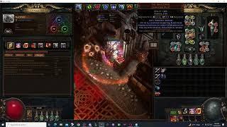 poe path of exile sanctum fire trap rf righteous fire best build fast map mapping fastest tank ssf 1