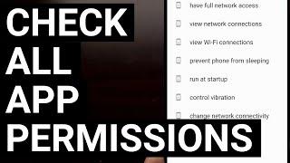 How to Check the App Permissions for Your Android Applications