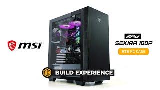 MSI MPG SEKIRA 100P | ATX/EATX PC Case | Building Experience