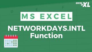 NETWORKDAYS.INTL Function in Excel - 3 | Step by Step Process