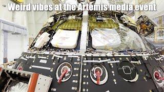 Good info and welcome opportunity, but weird vibe at the year-end Artemis KSC media event