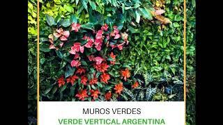 Jardines verticales con macetas