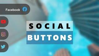 Pure CSS Sticky Social Media Buttons  - Using CSS & HTML
