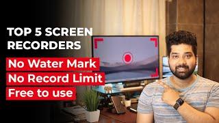 Best Free Screen Recording Software 2022 | No water mark and No record Limit