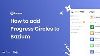 How to add a Progress Circles to Bazium