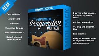 HIFIMIDI Songwriter: Fingerstyle Acoustic MIDI Pack