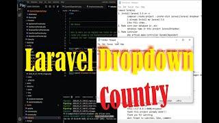 How To Make Dropdown Country in Laravel - LARAVEL PROJECT