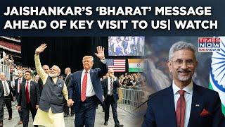 Jaishankar’s ‘Bharat’ Message To World Ahead Of Key US Visit Before Trump’s Inauguration | Watch