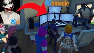 Fortnite Roleplay Sleepover gone wrong!! (We got stalked from omegle!)