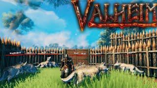 Taming An Army Of Wolves In Valheim!