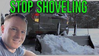 Snowsport + AWD = PLOWING MACHINE!  |  Can a Car Actually PLOW SNOW?