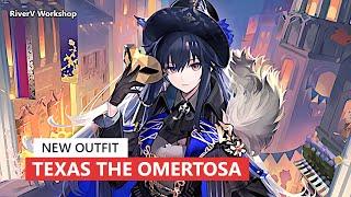 Texas the Omertosa New Skin | Arknights/明日方舟 血掟テキサスの新コーデ