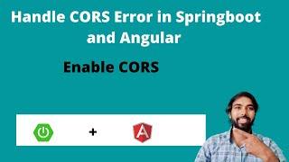 Handling cors error in angular and springboot  | enable CORS